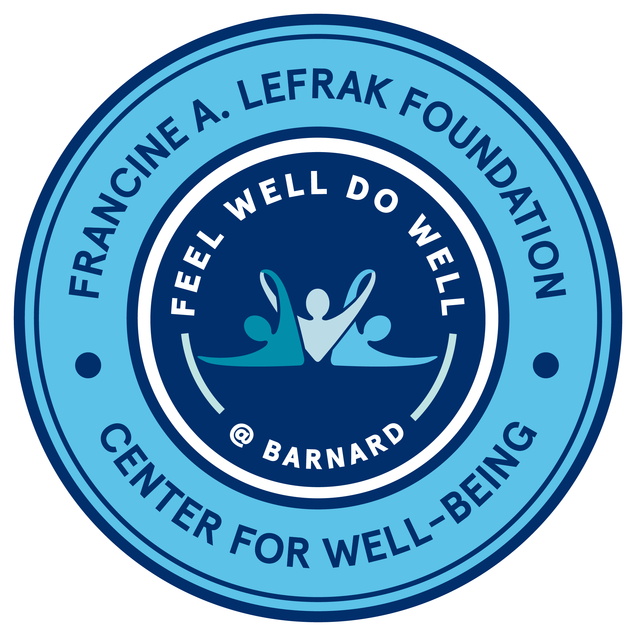 LeFrak blue circular logo