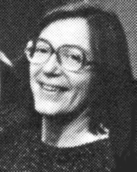 1977-1978: Prof. Lila Braine, ca. 1984. From The Mortarboard 1984, p. 67. Credit: Barnard College Archives