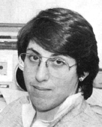 Prof. Leslie Calman, ca. 1984. From The Mortarboard 1984, p. 70. Credit: College Barnard Archives
